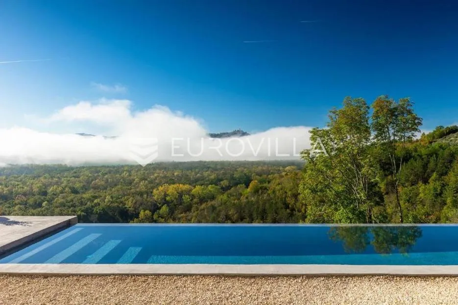 istra, motovun, luksuzna dizajnerska vila s infinity bazenom i panoramskim pogledom - slika 7