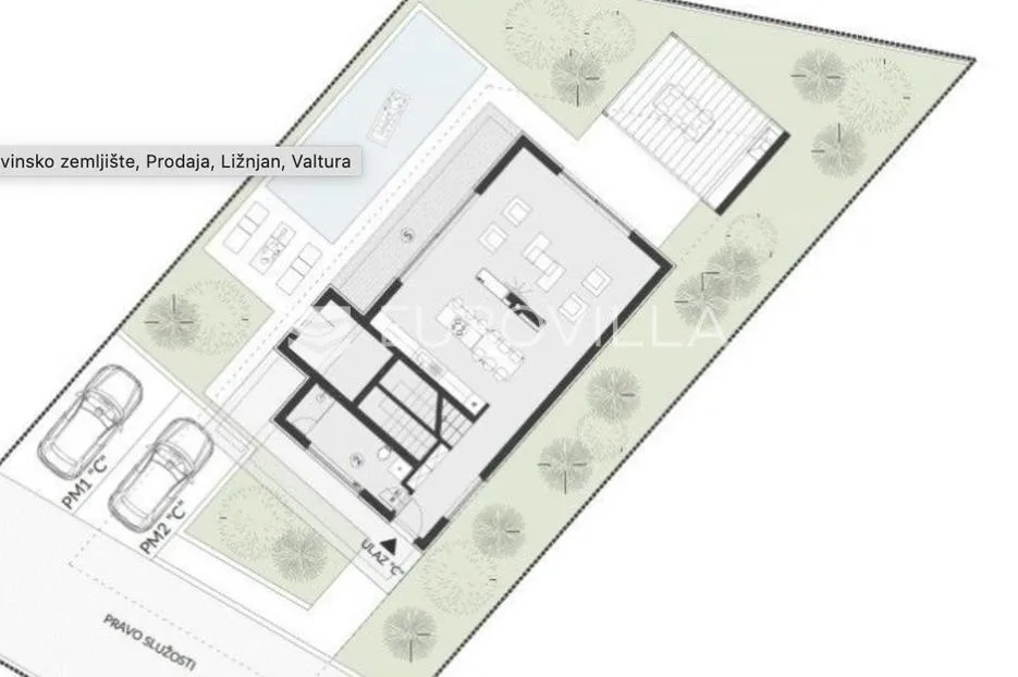 valtura, moderna samostojeća kuća s neto korisnom površinom od 166 m² oznake c okružena zelenilom - slika 14