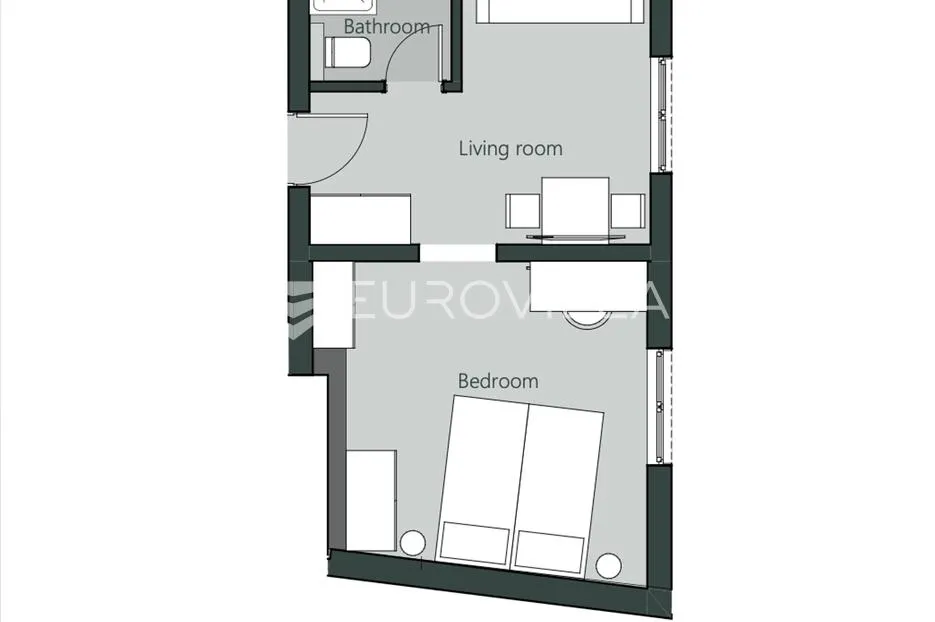 crikvenica, ekskluzivna novogradnja, jednosoban stan 29 m² a26, blizina mora, wellnes, restoran - slika 10