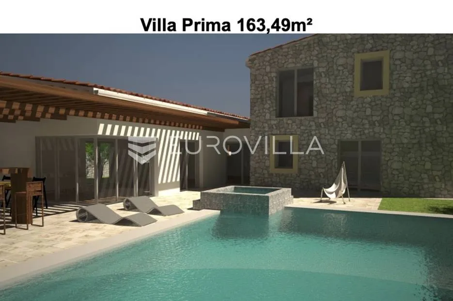 istra, kršan, zemljište 45.000 m² s projektom za 32 ville - slika 6