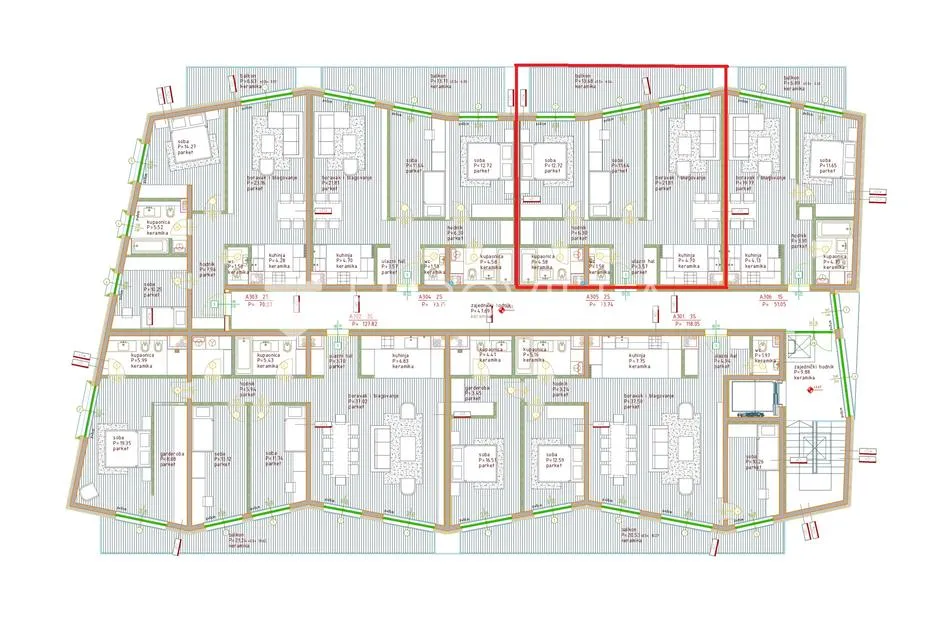 istra, poreč - dvosoban stan na 3.katu moderne novogradnje nkp 85m2 - slika 15