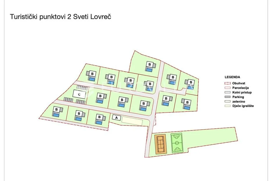 Istra, Sv. Lovreč poljoprivredno zemljište 16120 m2 - za obiteljsko poljoprivredno gospodarstvo - Sveti Lovreč Pazenatički