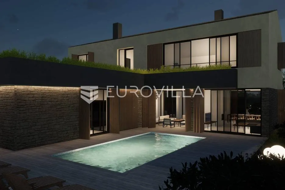 istra, gračišće, novogradnja, ekskluzivna vila nkp 390 m2 s 2 bazena - slika 6
