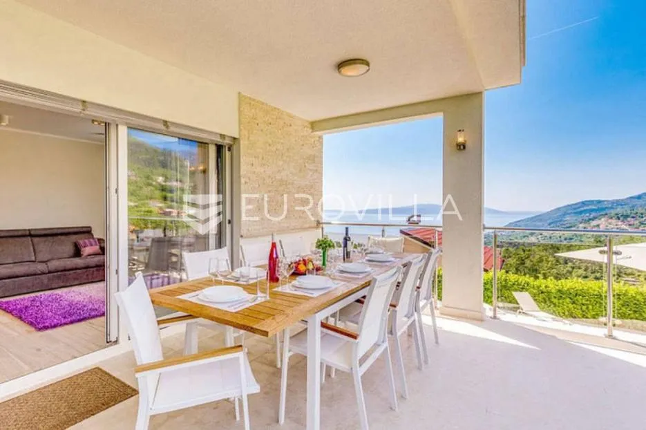 ičići, poljane, elegantna vila s panoramskim pogledom 275 m2, bazen, garaža - slika 4