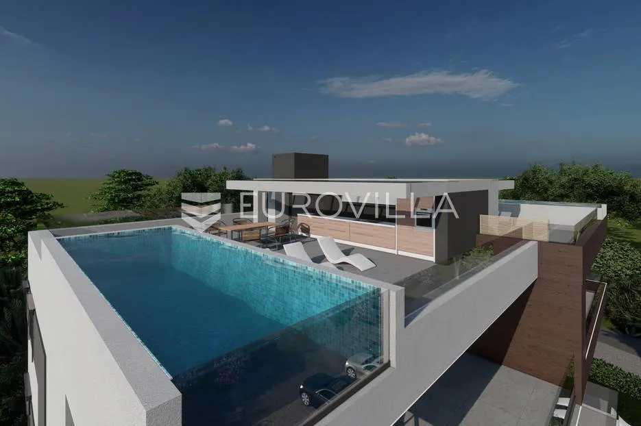 zadar, zaton, novogradnja, luksuzan dvosoban stan s vrtom nkp 77,72 m2 - slika 8