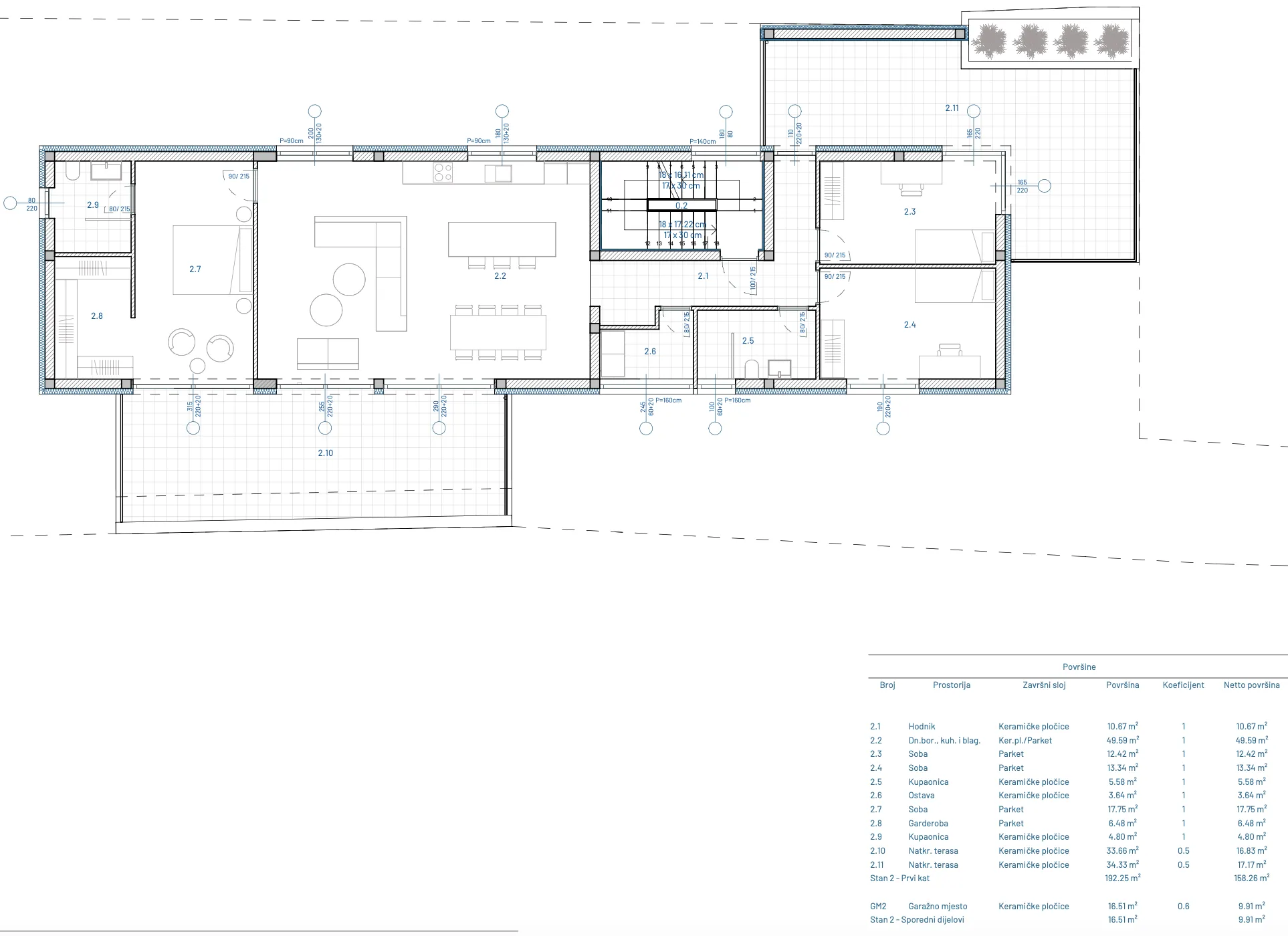 osijek, petefijeva, luksuzan četverosoban stan s garažom neto površine 168,18 m² * novogradnja* - slika 13