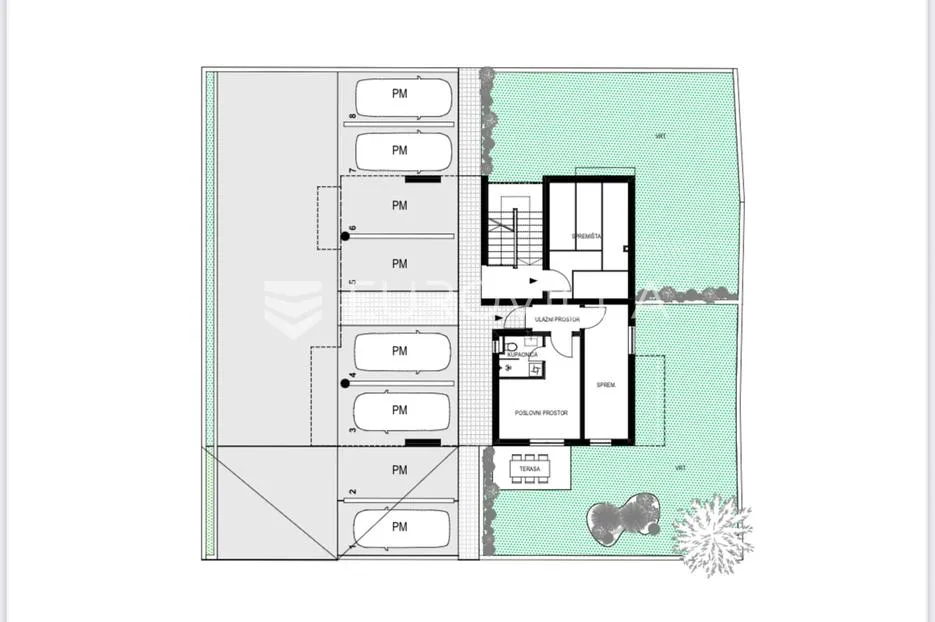 kaštel lukšić, četverosobni penthouse neto korisne površine od 112,08 m² s krovnom terasom - slika 19