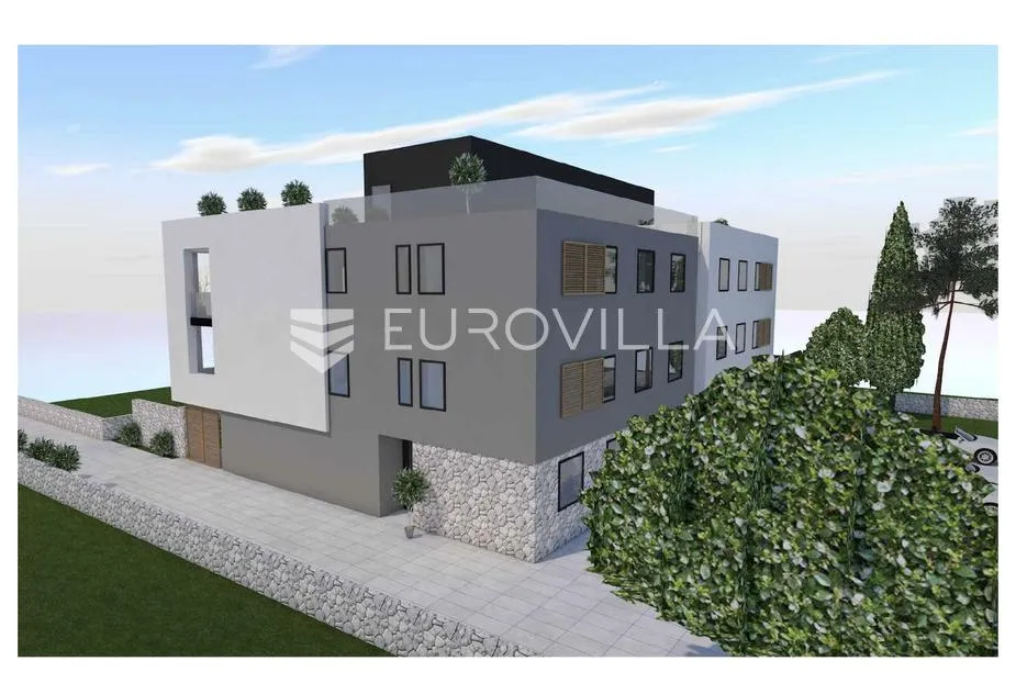 privlaka, dvosoban stan s vrtom na izvrsnoj lokaciji, novogradnja - slika 2