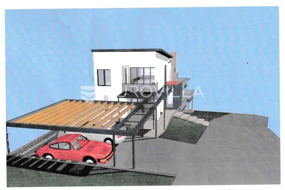zagreb, šestine, lukšić, građevinsko zemljište 941 m² s građevinskom dozvolom - slika 2