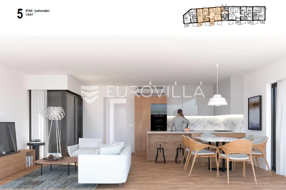 ludbreg, trosoban stan površine 82,50 m², novogradnja - slika 4