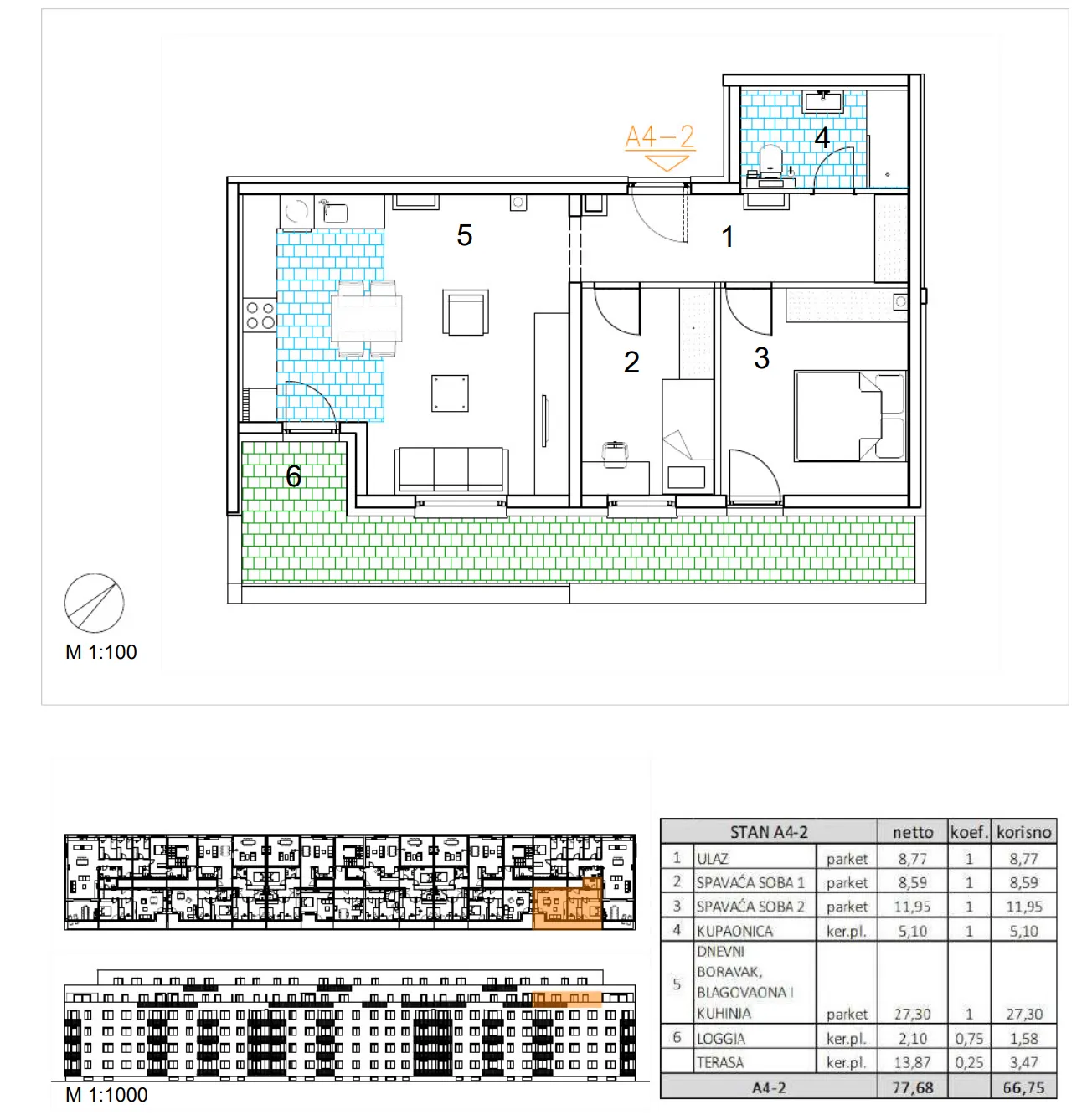 velika gorica, moderan trosoban stan u novogradnji, 67 m² - slika 6