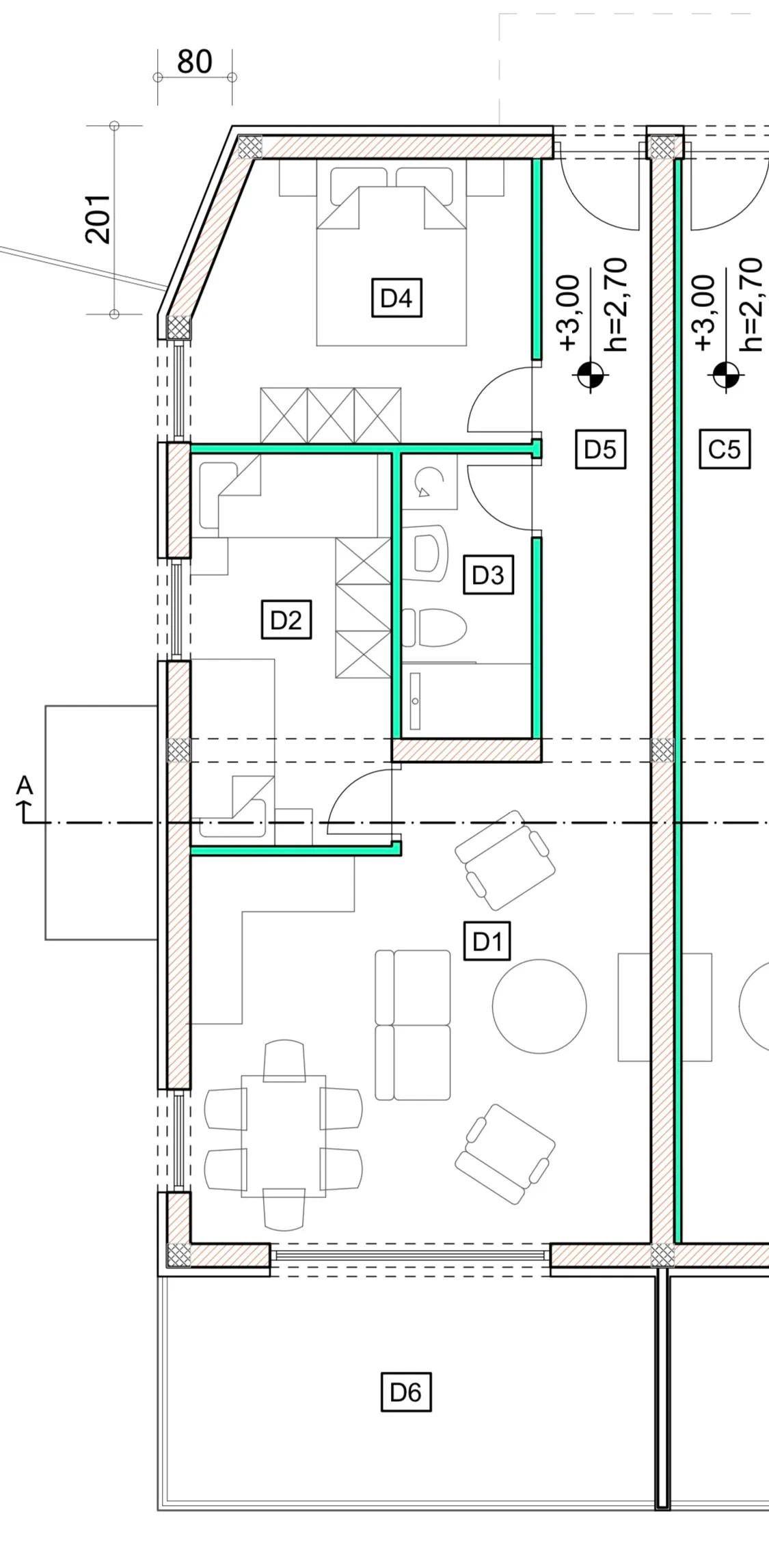 omišalj, otok krk, novogradnja, stan d 67,83 m² s okućnicom - slika 9