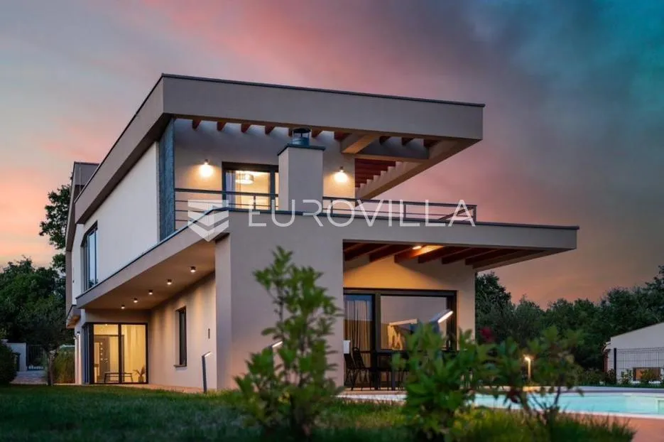 istra, svetvinčenat, moderna luksuzna vila s grijanim bazenom - slika 3