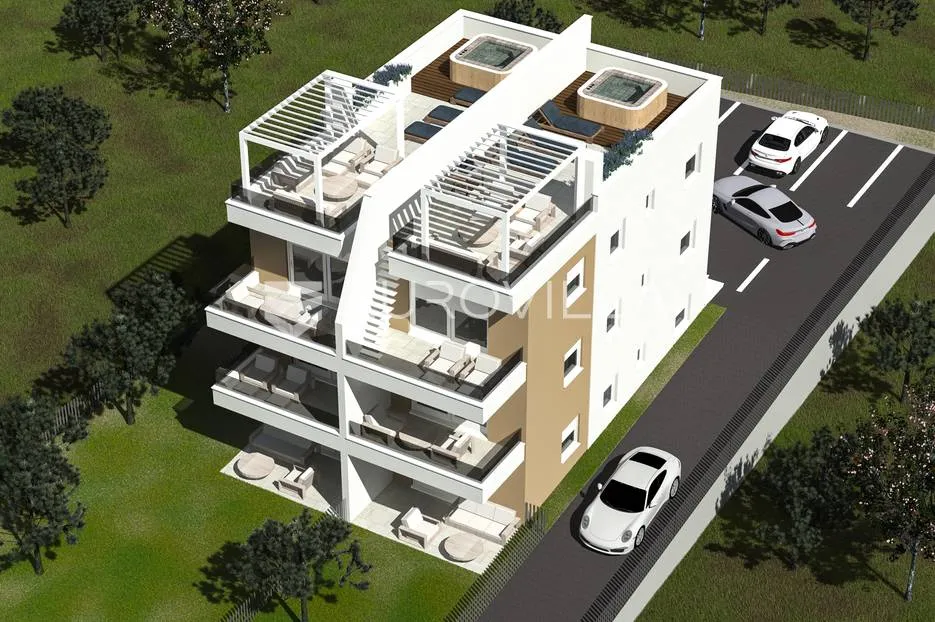 pag, mandre trosoban stan, apartman s3 na drugom katu penthouse 71 m² novogradnja - slika 8