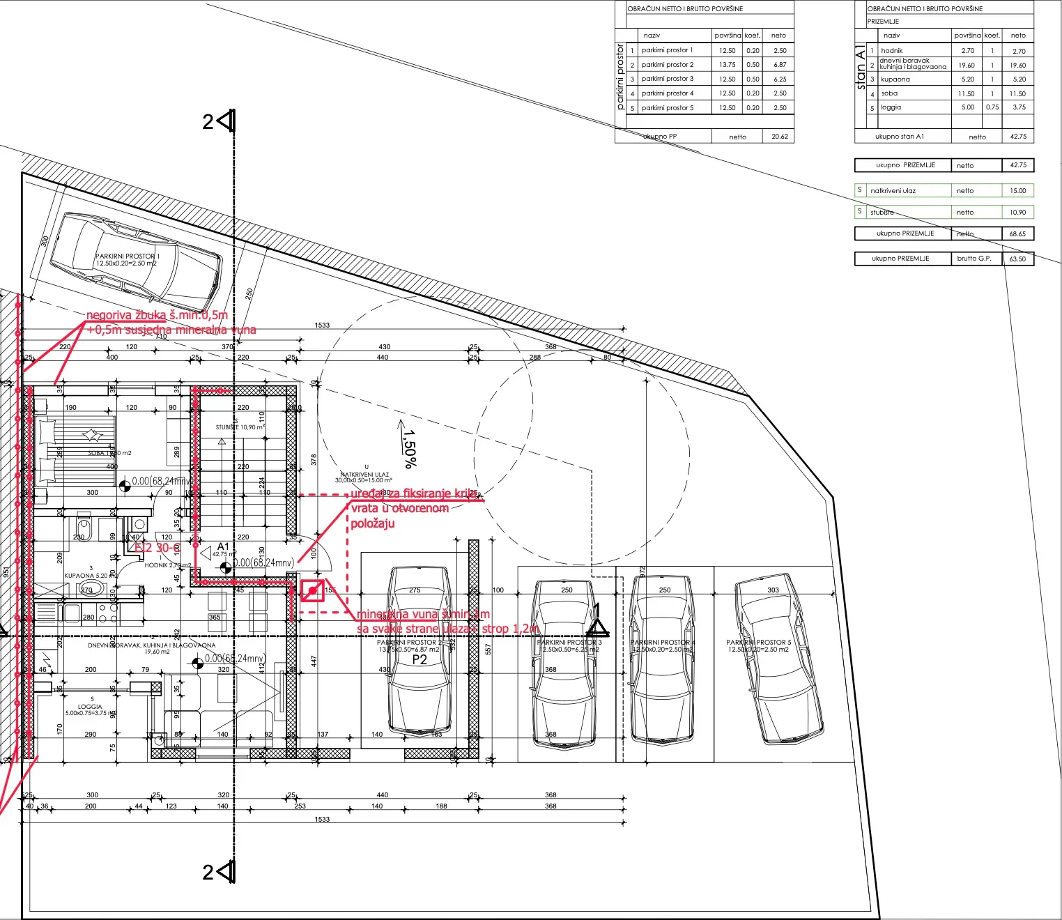 istra, pula, dvosobni prizemni stan s vrtom 60 m² u novogradnji na mirnoj lokaciji, 60 m² - slika 13
