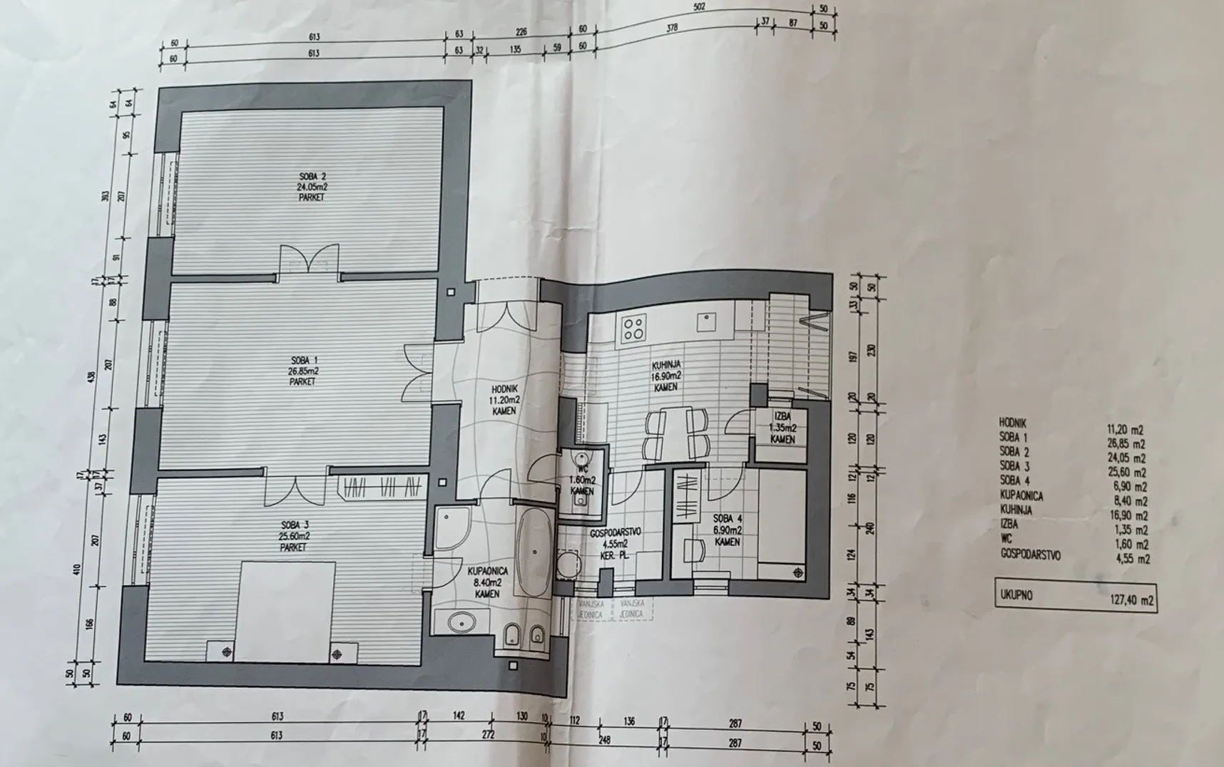 zagreb, varšavska prekrasan četverosoban ured/stan 120m2 - slika 10