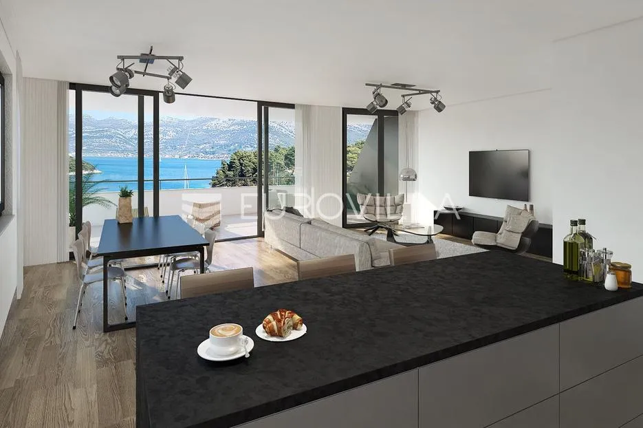 korčula, moderan stan s otvorenim pogledom na more - slika 3