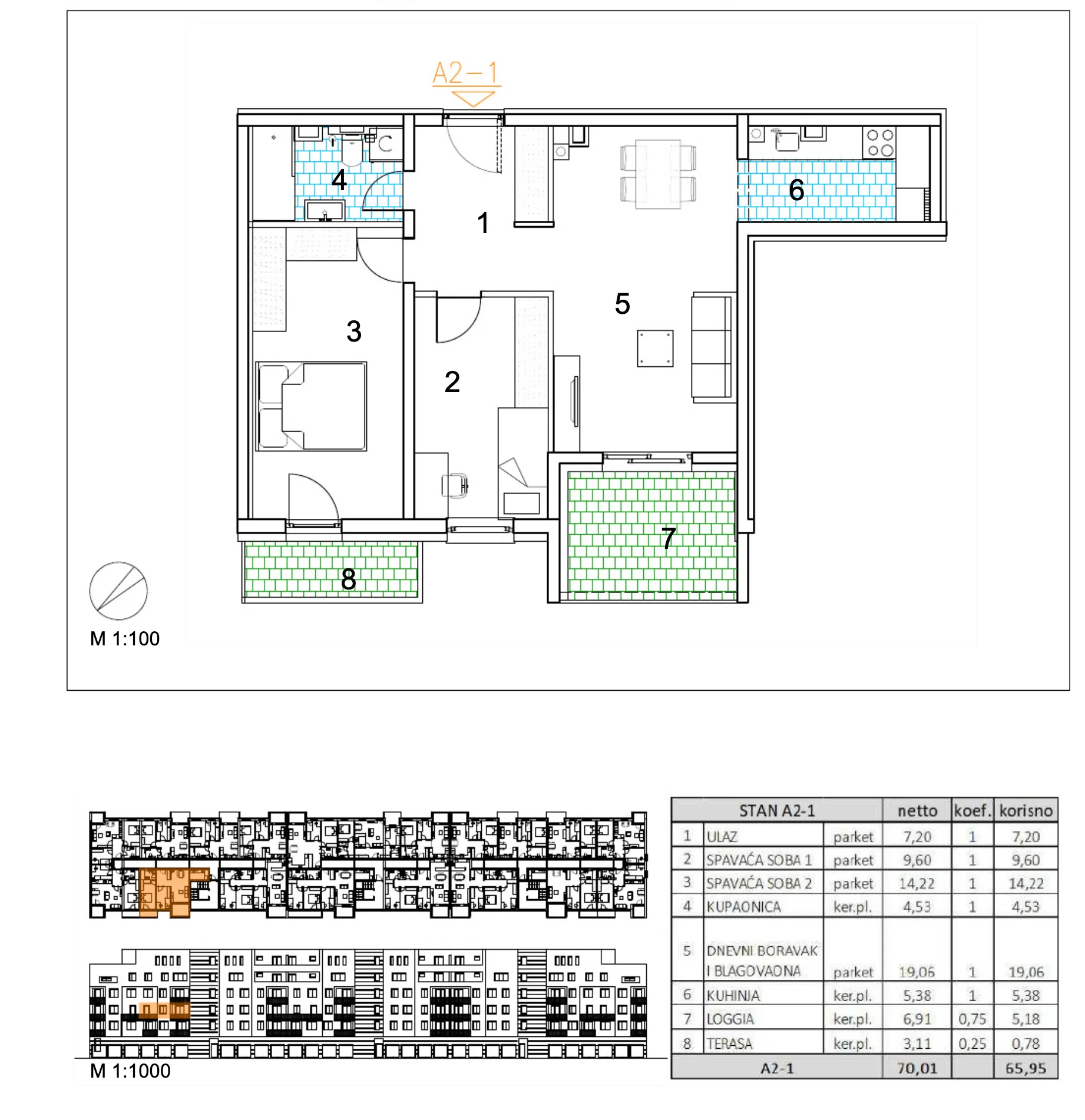 velika gorica, moderan trosoban stan u novogradnji, 66 m² - slika 6