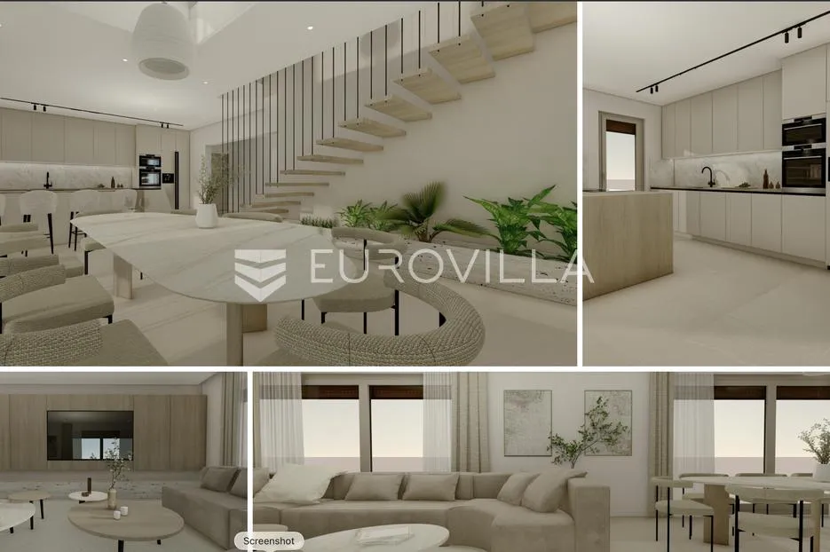 vinišće, uvala ljubljeva, dizajnerska vila s pogledom na more površine 266 m² - slika 7