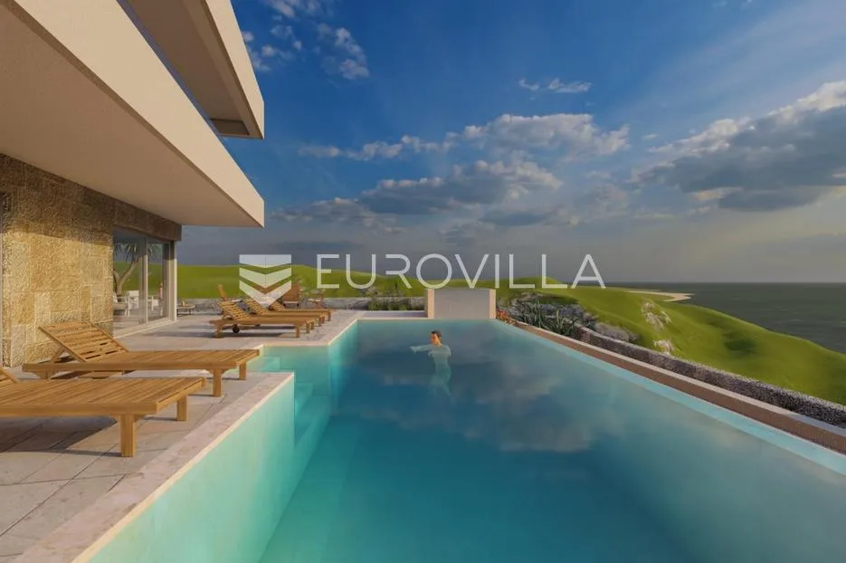 vinišće, uvala ljubljeva, dizajnerska vila s pogledom na more površine 266 m² - slika 4