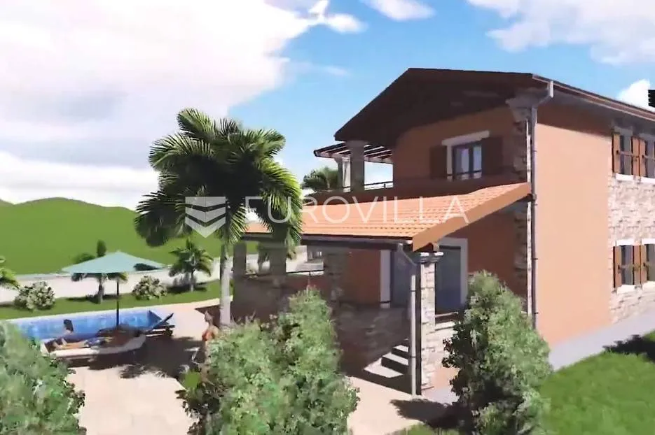 smoljanci, građevinsko zemljište 926 m² s dozvolom za gradnju - slika 3
