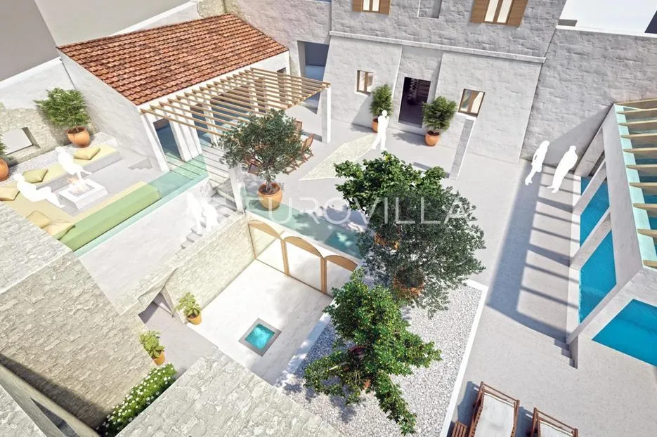 hvar, sućuraj, fortica, povijesno zemljište prvi red uz more, 700 m² - slika 5