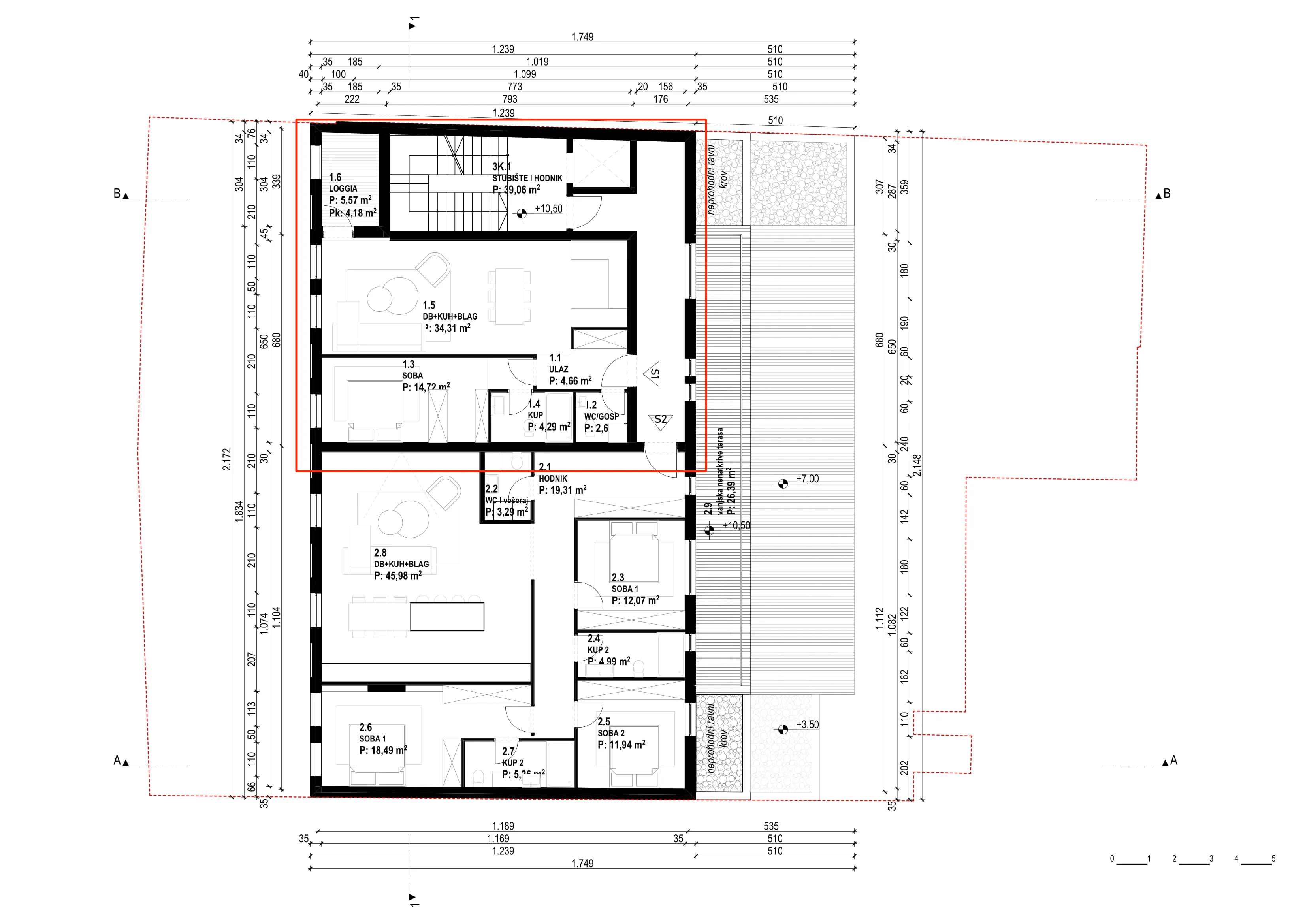 zagreb, črnomerec, novogradnja, luksuzan dvosoban stan 65,54 m² - slika 6