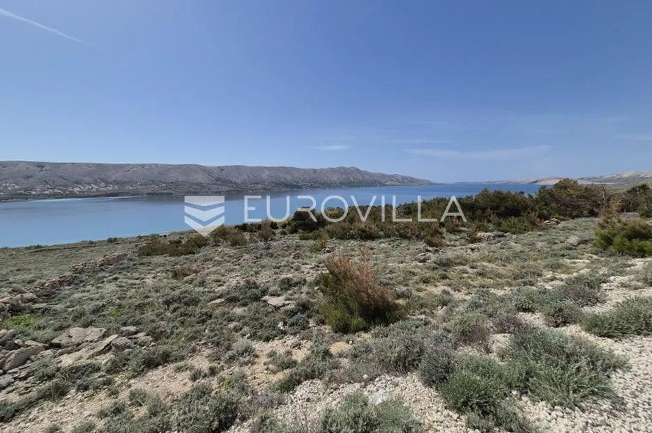 pag, građevinsko zemljište s panoramskim pogledom na more, t2 zona, 5750 m² - slika 2