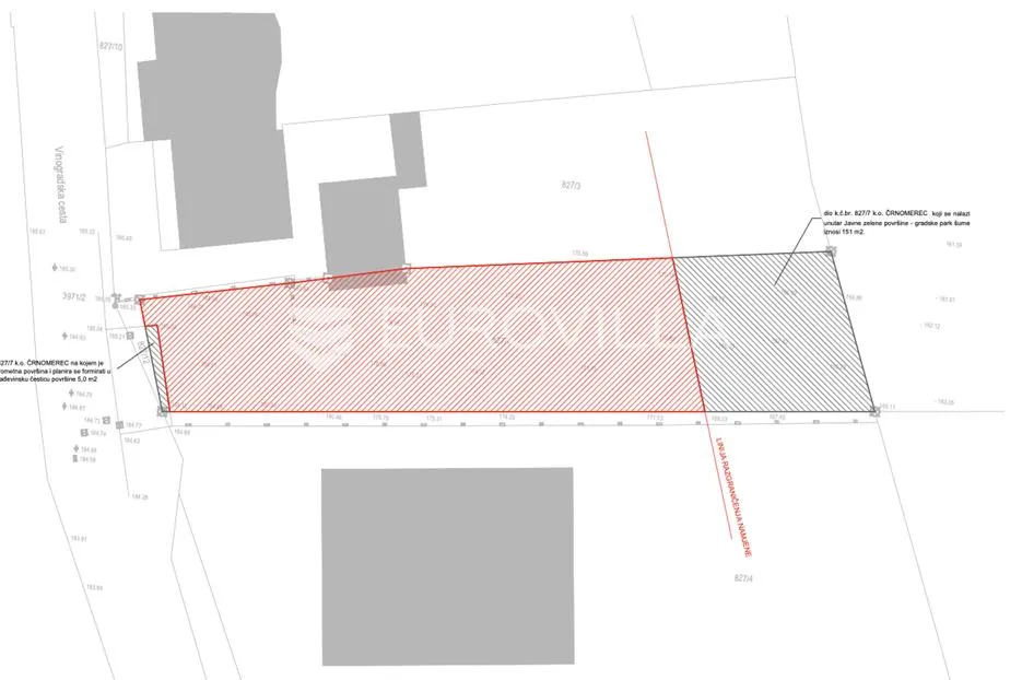 zagreb, vinogradska cesta, građevinsko zemljište 587 m² s idejnim projektom - slika 2