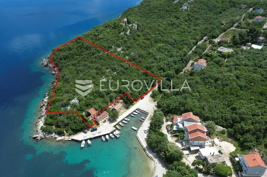 Pelješac, Osobjava, atraktivno zemljište, prvi red uz more - Osobjava, Janjina