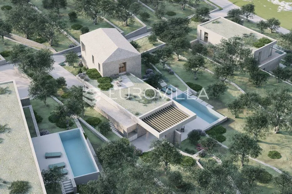 otok hvar, jelsa, atraktivno građevinsko zemljište 1110,50 m² s idejnim projektom - slika 5