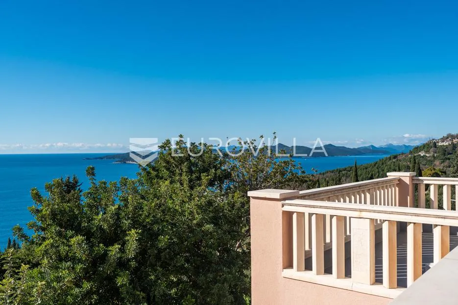 dubrovnik okolica, trsteno, kuća s bazenom i pogledom na more - slika 31