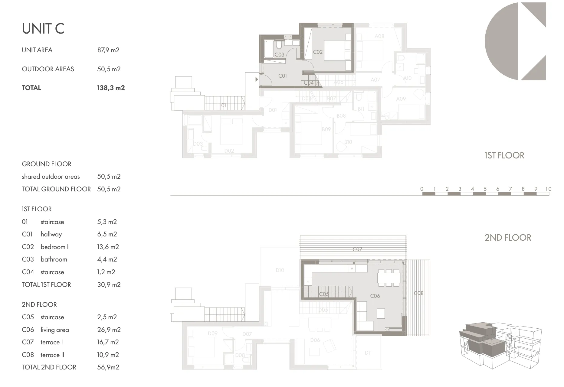 murter, luksuzni apartman s pogledom na more, 69,7 m² - slika 12