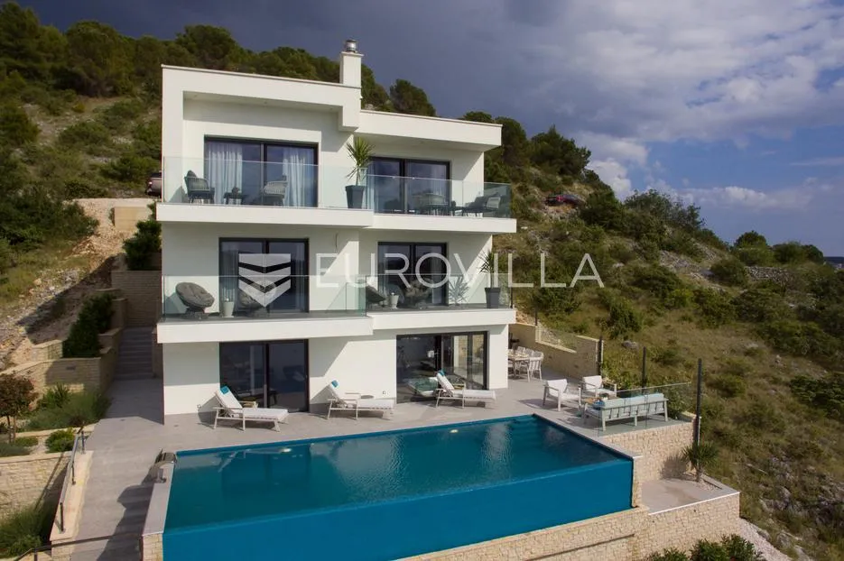 rogoznica, zatoglav, luksuzna vila s bazenom, 330 m2 - slika 21