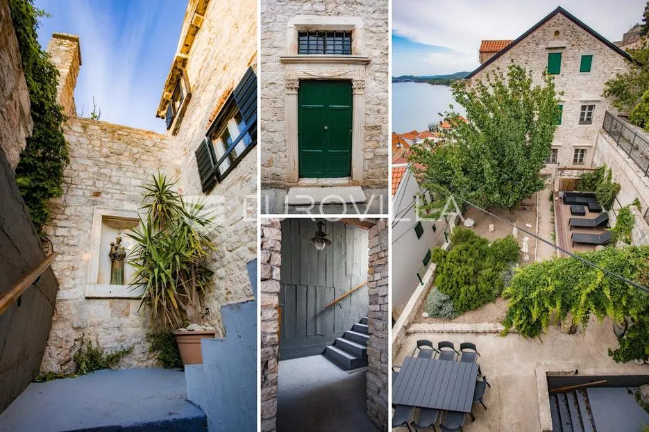 šibenik, stara gradska jezgra, povijesna palača iz 12. stoljeća - slika 27