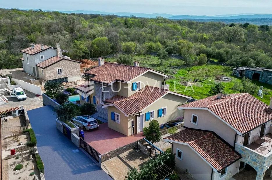 krk, lindrići, prekrasna mediteranska vila s bazenom i pogledom na more - slika 15