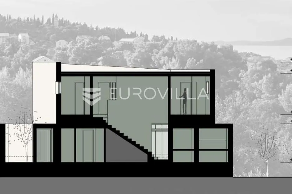 brač, sutivan, moderna vila s tri spavaće sobe, bazenom i pogledom na more - slika 19