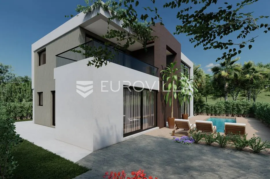 zadar, privlaka, villa s bazenom i pogledom na more - slika 4