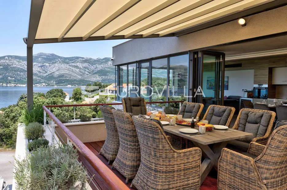 korčula, luksuzne moderne ville blizanke s pogledom na more, jedinstvena ponuda - slika 13