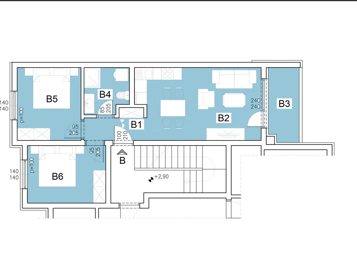 istra, pula, trosoban stan u novogradnji, garaža, spremište, 73.84 m², mogućnost kredita - slika 8