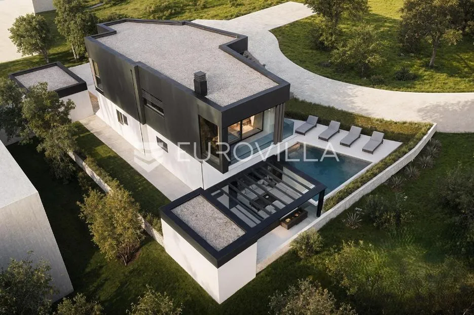 istra, vodnjan, salvela, moderna villa s otvorenim pogledom na more - slika 1