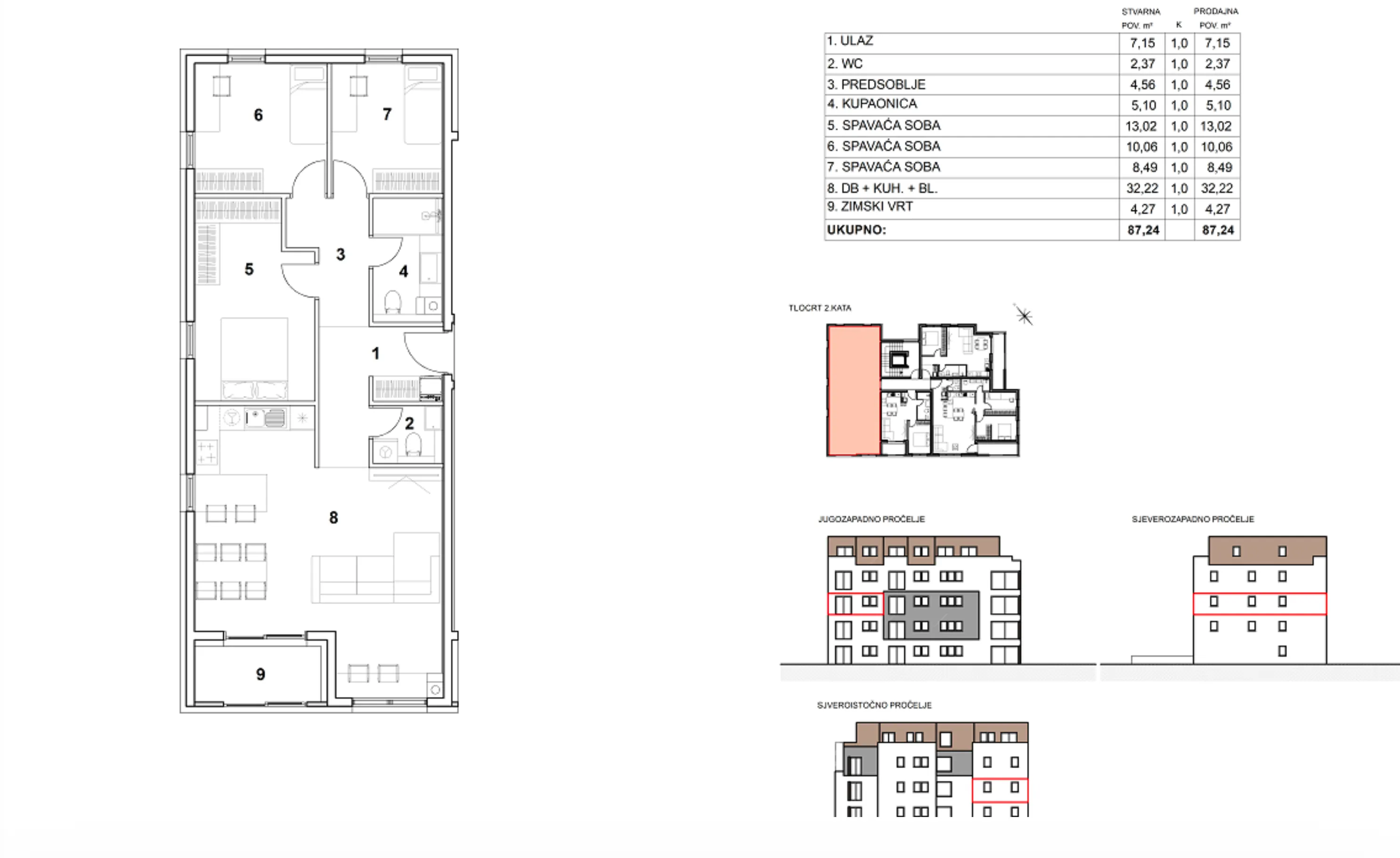 zagreb, donje vrapče, atraktivan četverosoban stan 87 m², novogradnja - slika 5