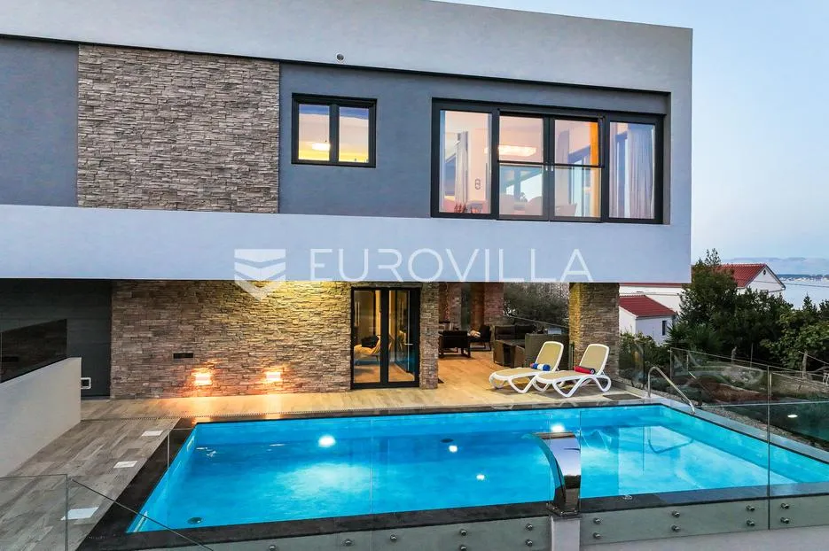 zadar, lukoran, luksuzna vila s pogledom na more - slika 23