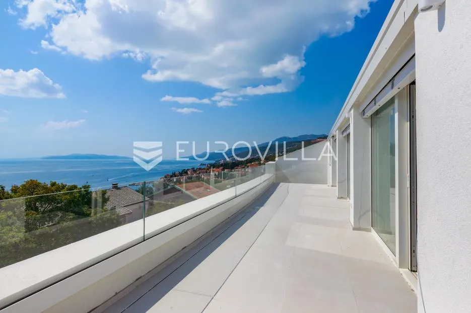 opatija privé, ekskluzivan trosoban penthaus 84 m², bazen, teretana - slika 3