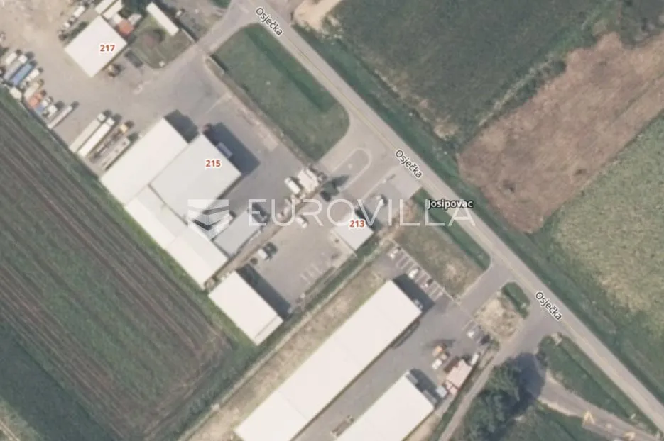 osijek, josipovac, građevinsko zemljište 5971 m² u ind. zoni - slika 2
