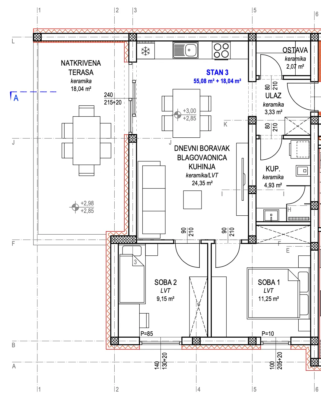 slavonski brod, šestinac, dvosoban stan 65 m² u modernoj novogradnji - slika 6