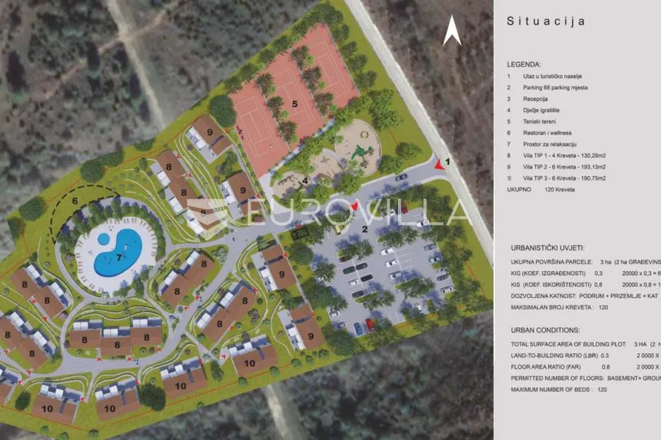 Istra, atraktivno zemljište uz prometnicu koja povezuje Bale s Vodnjanom - Gajana, Vodnjan