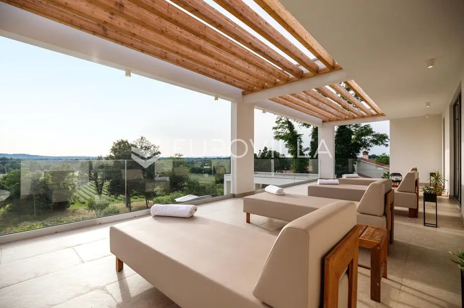 labin, santalezi, luksuzna vila s wellnessom, grijanim bazenom, teretanom, mirna lokacija - slika 30