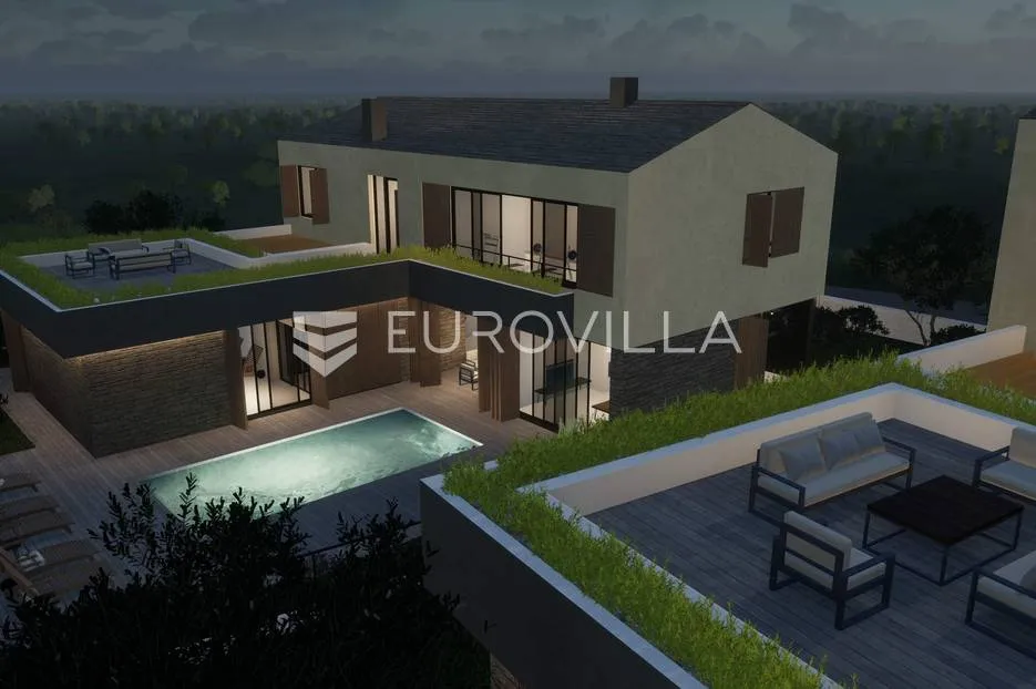istra, gračišće, novogradnja, ekskluzivna vila nkp 390 m2 s 2 bazena - slika 18