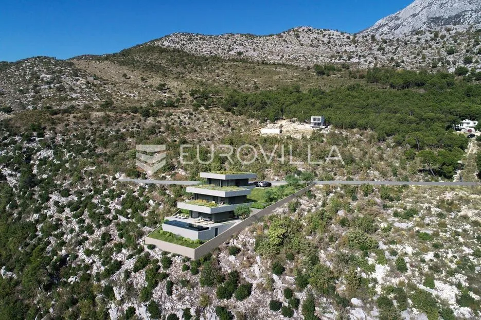 omiš, naklice, atraktivno građevinsko zemljište s dozvolom - slika 4
